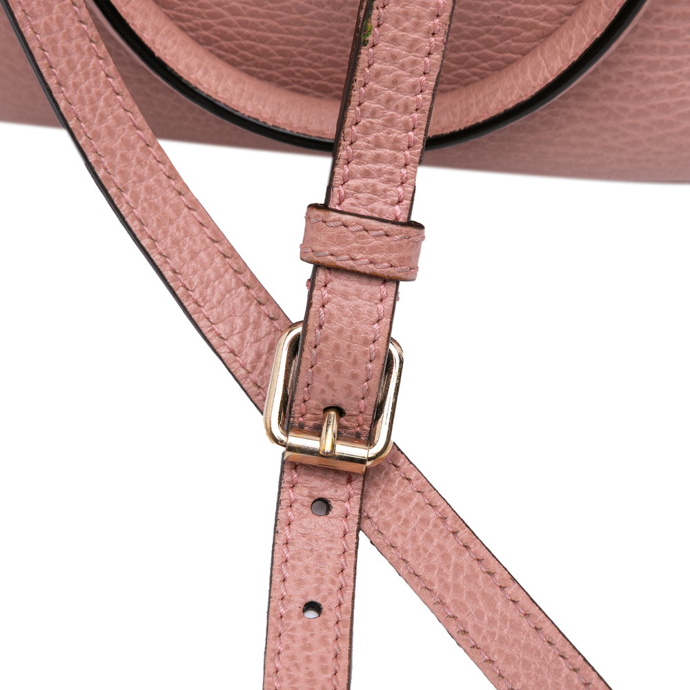 Pre-Loved Gucci Mini Leather GG Charm Dome Satchel - Picture 10 of 11